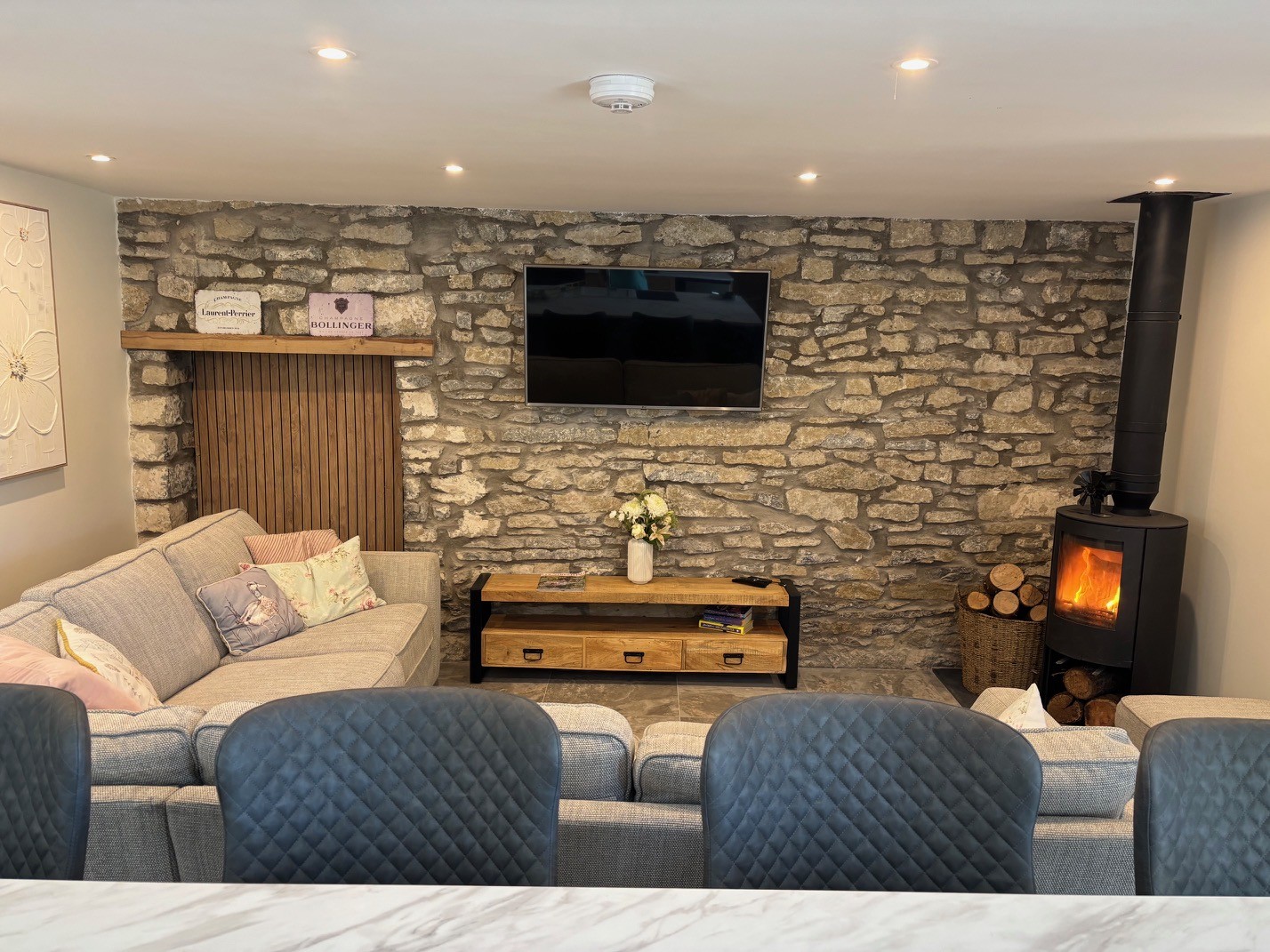 The living room