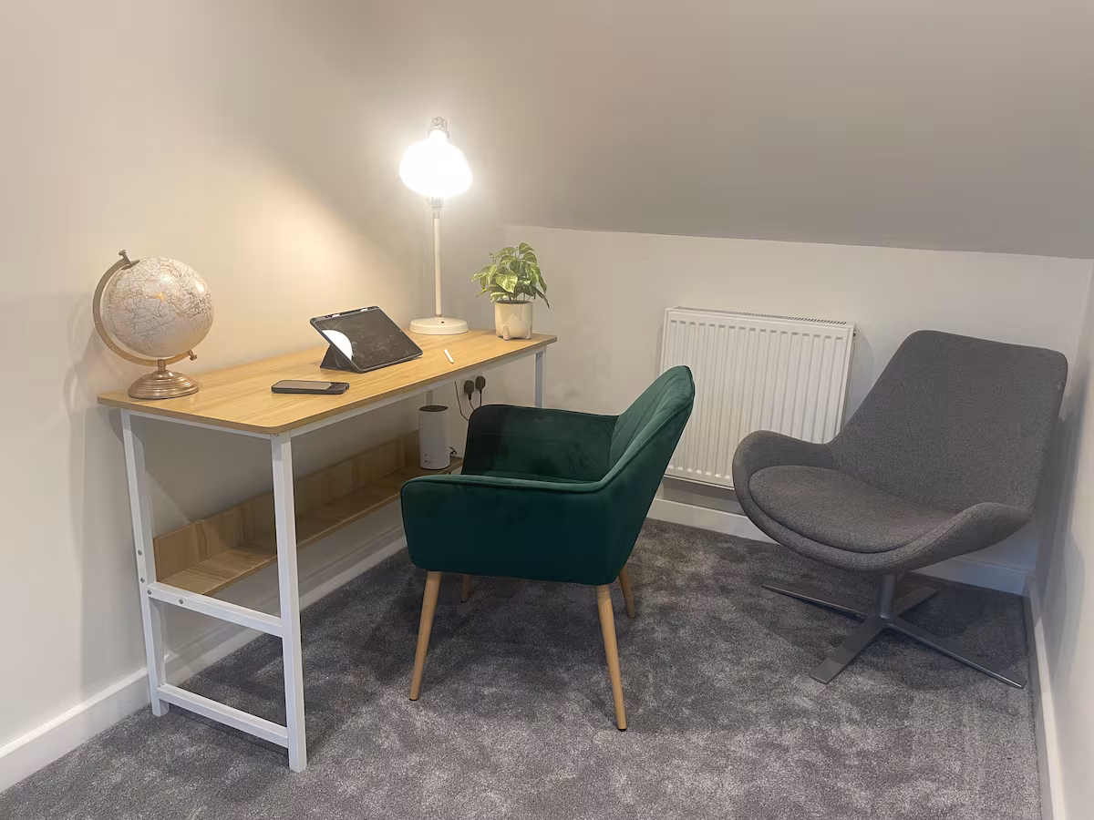 A quiet corner to work